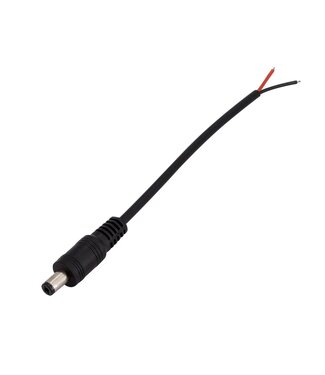 Male Jack Connector Kabel voor LED strips 12/24V