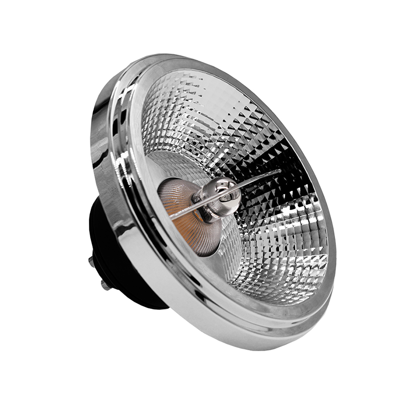 GU10 AR111 LED Spot 15w Zwart, 1050 Lumen, 38°, CRI90, Dimbaar, 2 Jaar Garantie, foto 4 van 6