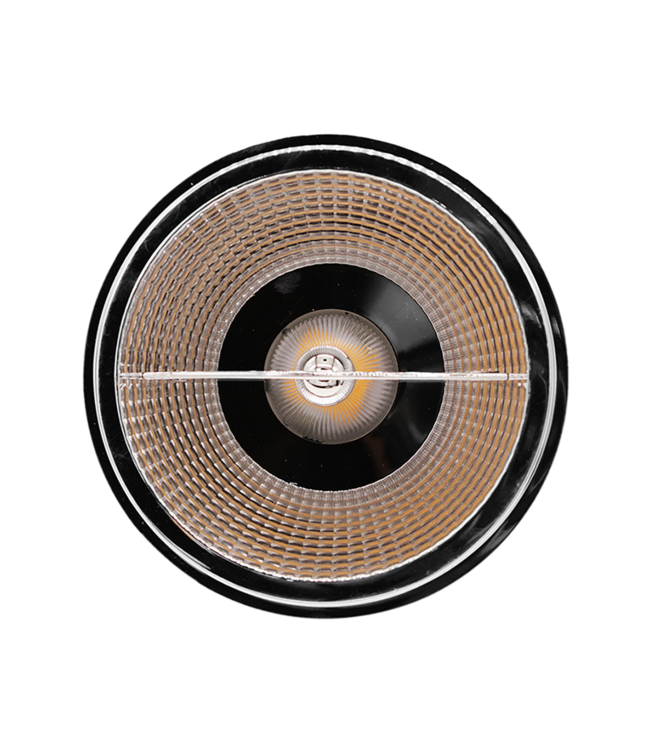 GU10 AR111 LED Spot 15w Zwart, 1050 Lumen, 38°,  CRI90, Dimbaar, 2 Jaar Garantie