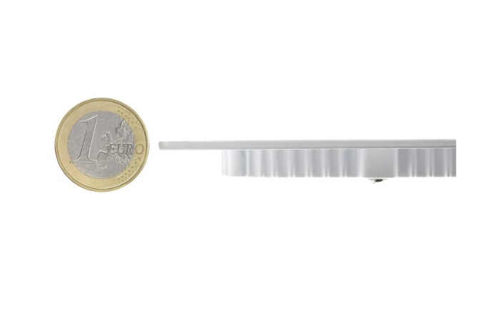 LED Downlighter Slim-U 3w, 270 Lumen, Wit, Aluminium Body, Stekkerklaar, Gatmaat Φ75mm, 2 Jaar Garantie, foto 4 van 6