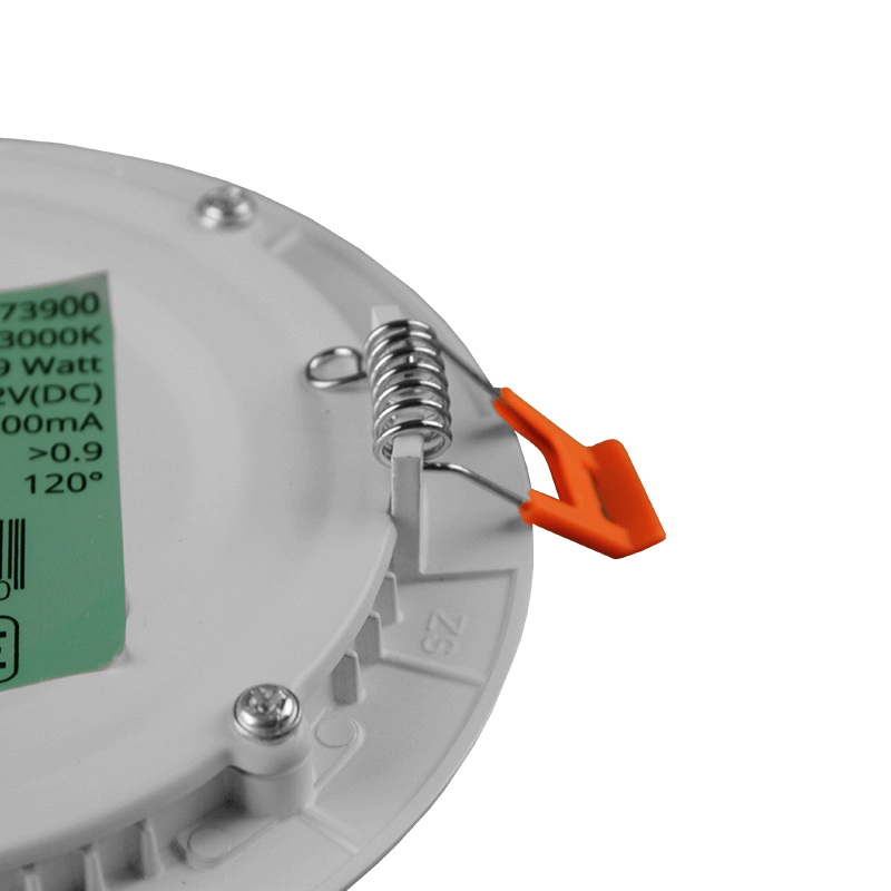 LED Downlighter Slim-U 9w, 810 Lumen, Wit, Aluminium Body, Stekkerklaar, Gatmaat Φ125mm, 2 Jaar Garantie, foto 6 van 6