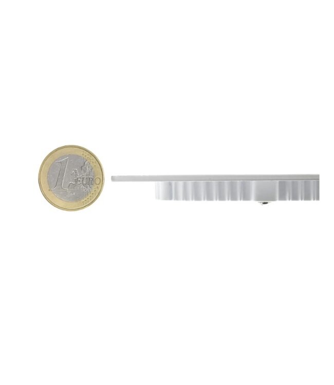 LED Downlighter Slim-U 9w, 810 Lumen, Wit, Aluminium Body, Stekkerklaar, Gatmaat Φ125mm, 2 Jaar Garantie