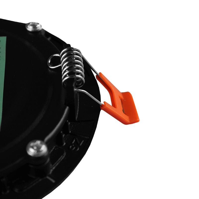 LED Downlighter Slim-U 9w, 810 Lumen, Zwart, Aluminium Body, Stekkerklaar, Gatmaat Φ125mm, 2 Jaar Garantie, foto 5 van 6