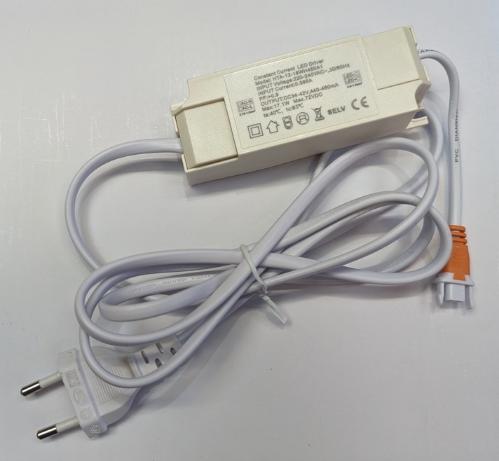 LED Downlighter Slim-U 12w, 1080 Lumen, Wit, Aluminium Body, Stekkerklaar, Gatmaat Φ160mm, 2 Jaar Garantie, foto 5 van 6