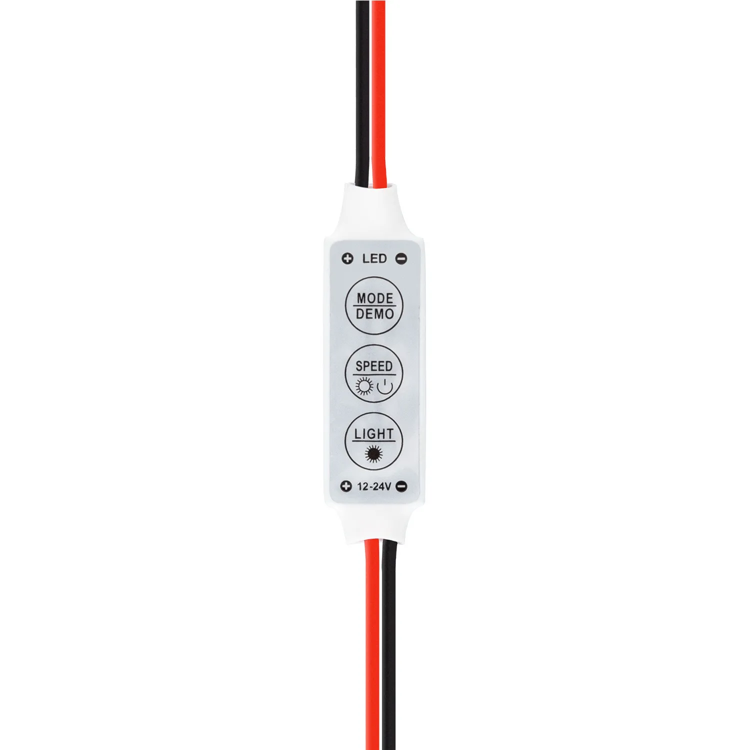 Led Strip druk dimmer voor enkelkleurige led strip 12V -24V, foto 3 van 4