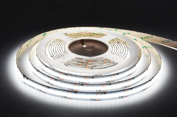 Premium Led Strip ROL 5 Meter COB, 16w/m, 896 led/m, RGB+ Daglicht Wit (6500K), CRI90, 24v, IP20, 12mm, 3 Jaar garantie, foto 6 van 6