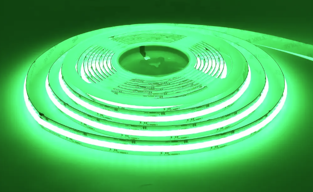 Premium Led Strip ROL 5 Meter COB, 16w/m, 840 led/m, RGB+CCT (2700K>6500K), CRI90, 24v, IP20, 12mm, 3 Jaar garantie, foto 4 van 6