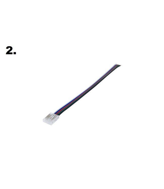 Led Strip Connector COB RGBW/NW/CW Led Strips 12MM  (Zonder solderen) | Geschikt voor IP20 COB LED Strips