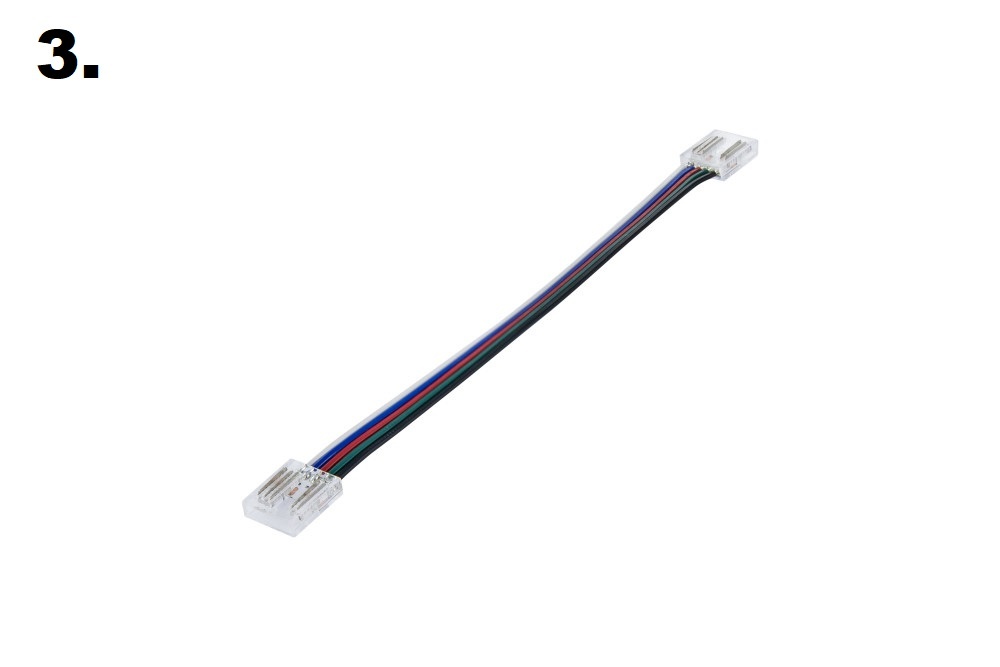 Led Strip Connector COB RGBW/NW/CW Led Strips 12MM (Zonder solderen) | Geschikt voor IP20 COB LED Strips, foto 4 van 4