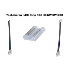 Led Strip Connector COB RGBW/NW/CW Led Strips 12MM  (Zonder solderen) | Geschikt voor IP20 COB LED Strips