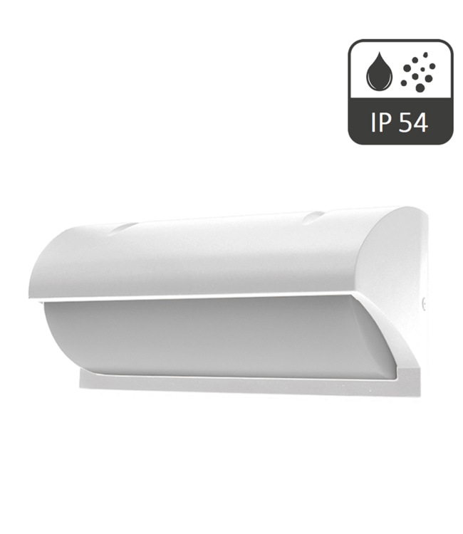 LED Wandlamp Wit 12 Watt, 960 Lumen, IP54, Portiek / Galerij, 2 Jaar Garantie