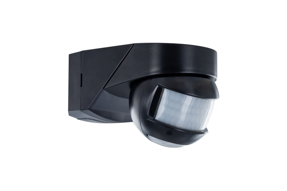 4-IN-1 Opbouw Bewegingsmelder Zwart, 180 en 360 graden, Detectierange: 12 Meter, Max. 2000w, IP54, 2 Jaar Garantie, foto 3 van 6