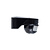4-IN-1 Opbouw Bewegingsmelder Zwart, 180 en 360 graden, Detectierange: 12 Meter, Max. 2000w, IP54, 2 Jaar Garantie
