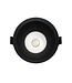 Verluxe Inbouw LED Spot Zwart 9w, 700Lm, IP44, CCT Switch (2700K/3000K/4000K), Dimbaar, UGR<16, CRI90, Gatmaat 90mm, 3 Jaar Garantie