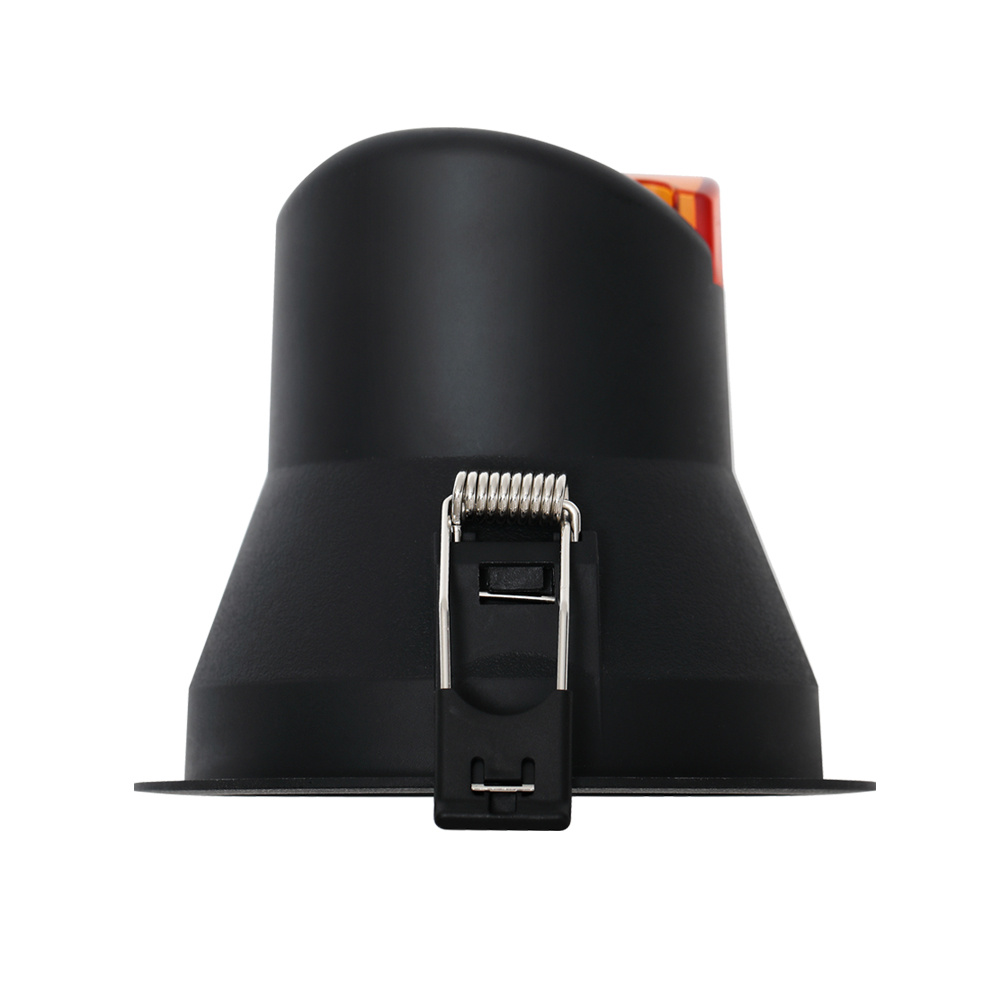 Verluxe Inbouw LED Spot Zwart 12w, 900Lm, IP44, CCT Switch (2700K/3000K/4000K), Dimbaar, UGR<16, CRI90, Gatmaat 120mm, 3 Jaar Garantie, foto 2 van 4