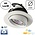 LED Banaanspot 15w, CCT (2700K/3000K/4000K), 1275 lm (85lm/w), Gatmaat 100mm, Wit, 3 Jaar Garantie