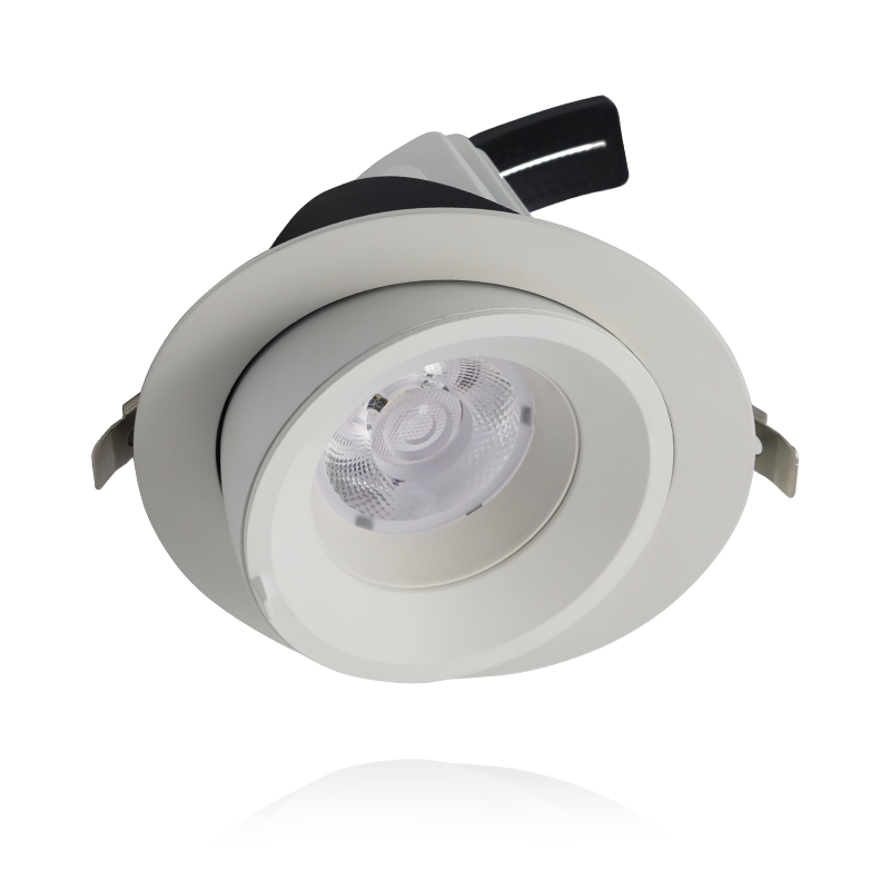 LED Banaanspot 33w, CCT (3000K/4000K/6000K), 3400 lm (100lm/w), Gatmaat 180mm, Wit, 3 Jaar Garantie, foto 3 van 5