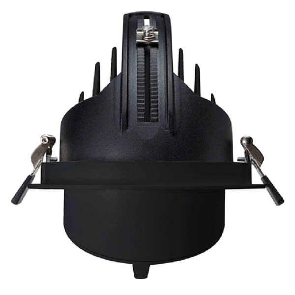 LED Banaanspot 30w, CCT (2700K/3000K/4000K), 2700 lm (90lm/w), Gatmaat 145mm, Zwart, 3 Jaar Garantie, foto 2 van 5