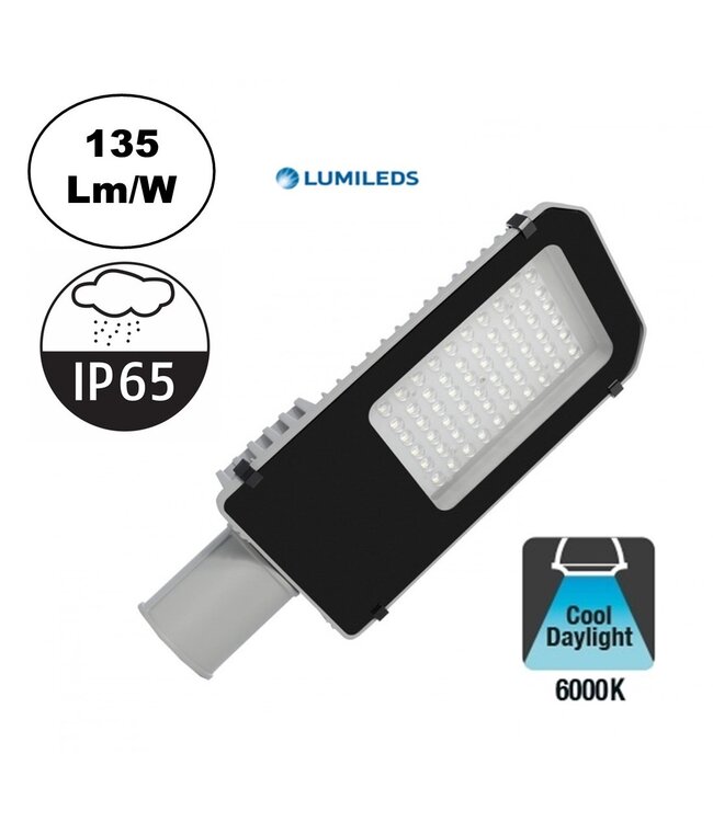 UITVERKOOP: Led Straatverlichting 40w, LumiLeds, 5400 Lm (135lm/w), IP65