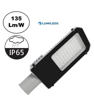 UITVERKOOP: Led Straatverlichting 40w, LumiLeds, 5400 Lm (135lm/w), IP65