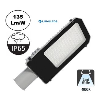 UITVERKOOP: Led Straatverlichting 60w, LumiLeds, 8100 Lm (135lm/w), IP65