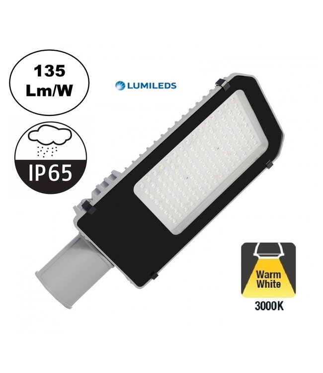 UITVERKOOP: Led Straatverlichting 100w, LumiLeds, 13500 Lm (135lm/w), IP65