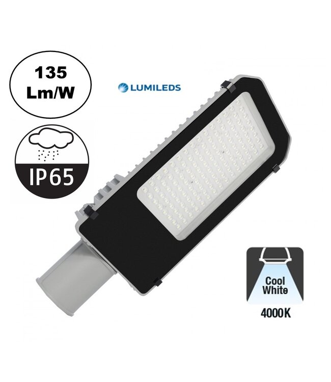 UITVERKOOP: Led Straatverlichting 100w, LumiLeds, 13500 Lm (135lm/w), IP65