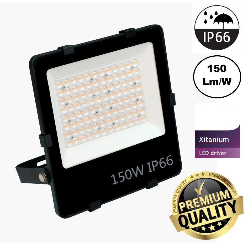 PRO LED Floodlight 150w, 22500 Lumen, Philips Xitanium LED Driver, IP66, 3 Jaar garantie, foto 2 van 6