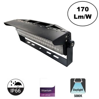 LED Terreinverlichting 250w, 42500 Lumen (170lm/w), 5000K Puur Wit, IP66, PH Xitanium LED Driver, 5 Jaar Garantie