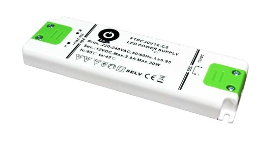 POS Premium Led Strip voeding 12V/30W/2,5A, Max: 24w, Afm:154 x50x14mm, 3 Jaar Garantie, foto 4 van 4