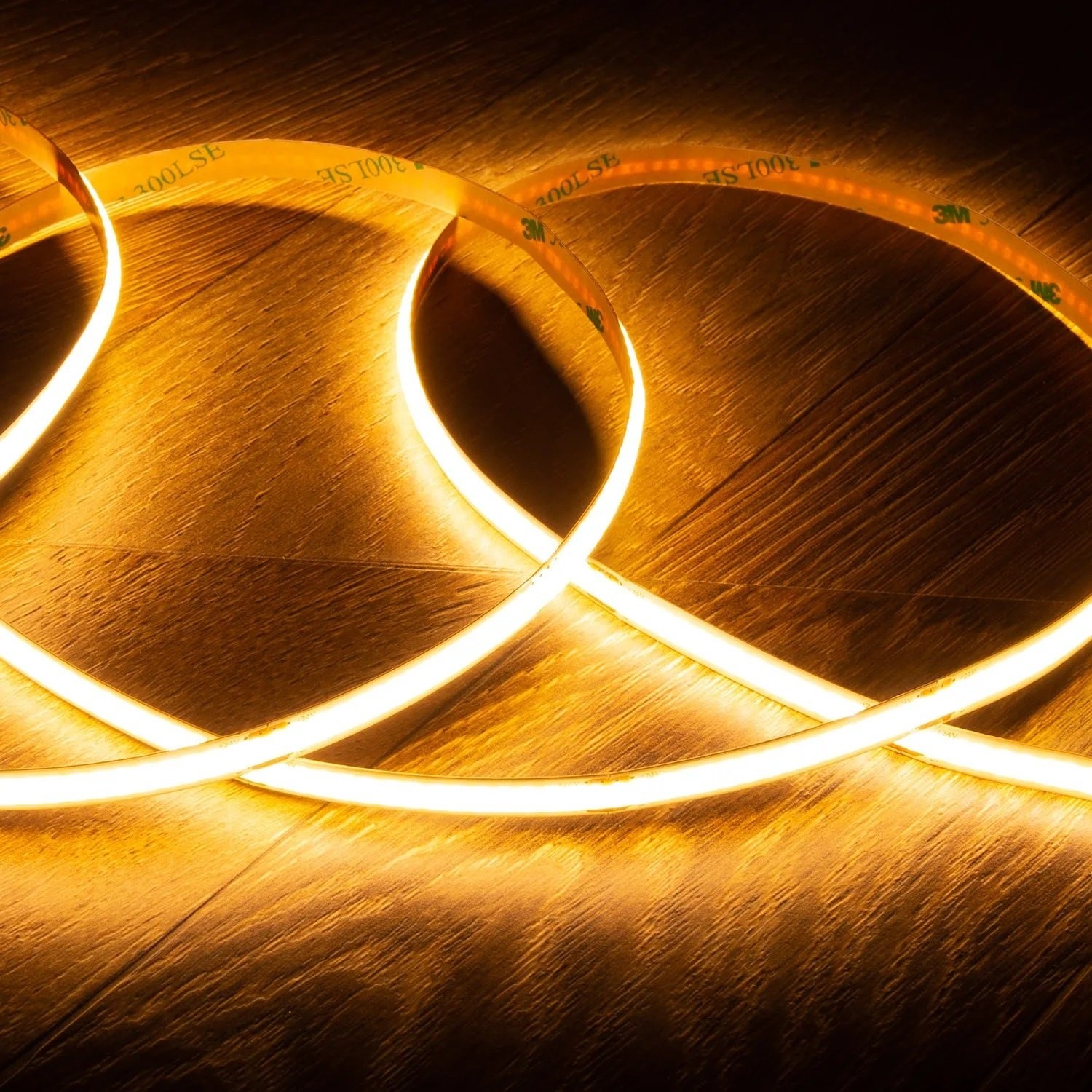 Led Strip ROL 5 Meter COB, 10w/m, 320 led/m, 880Lm/m, 2200K Flame, CRI90, 12v, IP33, 8mm, 2 Jaar garantie, foto 3 van 4