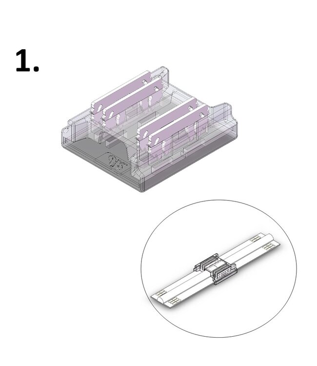 Led Strip Connector RGB Led Strips 10MM (Zonder solderen) | Geschikt voor IP20 COB LED Strips