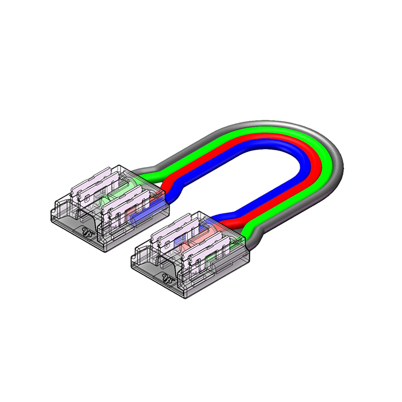Led Strip Connector RGB Led Strips 10MM (Zonder solderen) | Geschikt voor IP20 COB LED Strips, foto 3 van 6