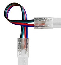 Led Strip Connector RGB Led Strips 10MM (Zonder solderen) | Geschikt voor IP20 COB LED Strips, foto 5 van 6