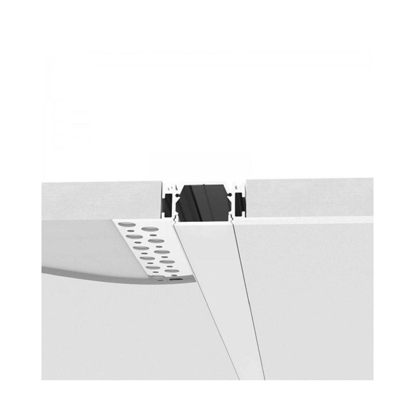 Stuc Aluminium Led Strip Profiel PLA tot 20mm LED Strips | ALU | 24x14mm | Per 2 Meter, foto 2 van 6