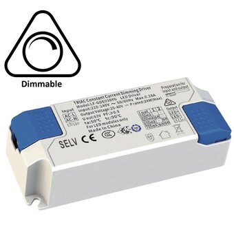 Lifud TRIAC LED Driver - Max 28 watt - DIP switch: 550-700Ma - 25-40vDC - 3 Jaar garantie
