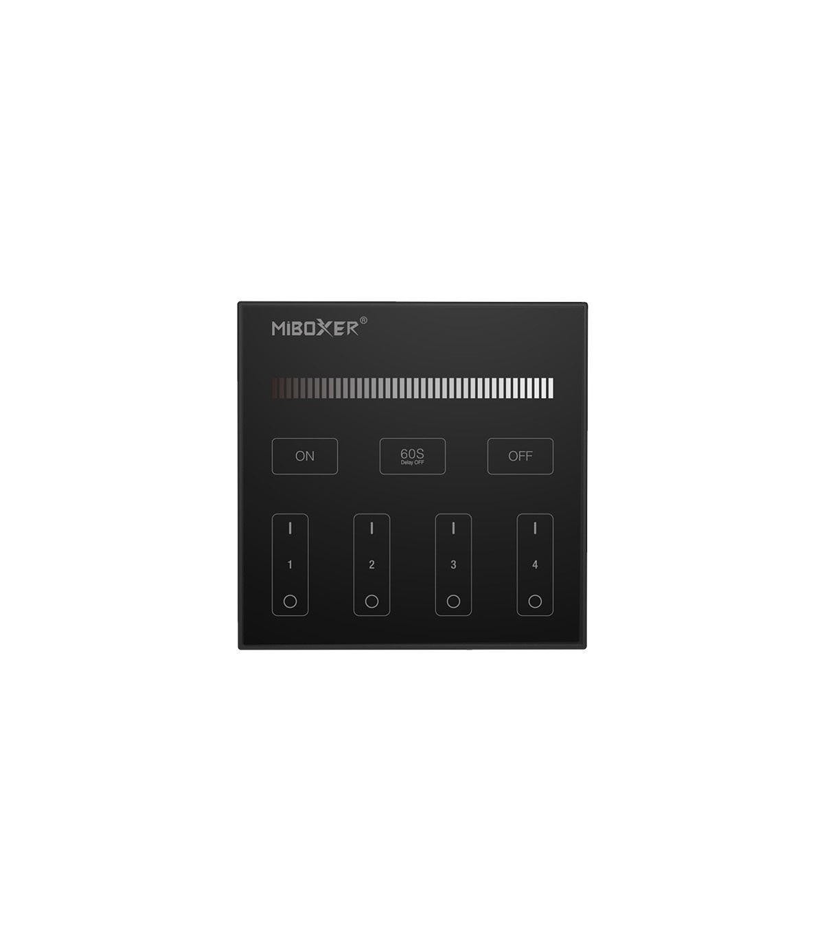 MiBoxer Wandbediening ZWART Single Color (Batterij Versie) - 2.4Ghz - B1B, foto 5 van 6