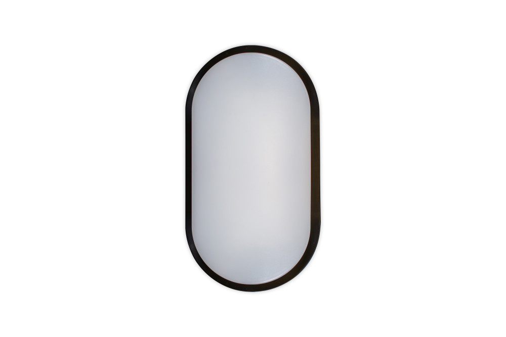 LED Plafonniere / Portiek Ovaal 10w, 1100 Lumen, CCT Instelbaar, 213x120mm, IK10, IP65, Incl. Wit en Zwart Bezel, 2 Jaar Garantie, foto 4 van 6