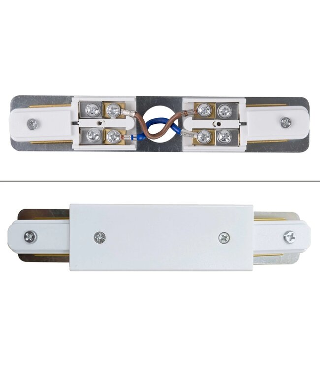 1 Fase Rail 2 wire Middenaansluiting - Wit
