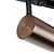 1 Fase Rail armatuur Jen met GU10 Fitting , Donkerbrons Behuizing