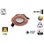 UITVERKOOP: Inbouw LED Spot 5w Flat, 420 Lumen, 2700K, Kantelbaar, IP44, Dimbaar, CRI90, Koper Armatuur, Gatmaat 72mm