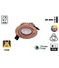 UITVERKOOP: Inbouw LED Spot 5w Flat, 420 Lumen, 2700K, Kantelbaar, IP44, Dimbaar, CRI90, Koper Armatuur, Gatmaat 72mm