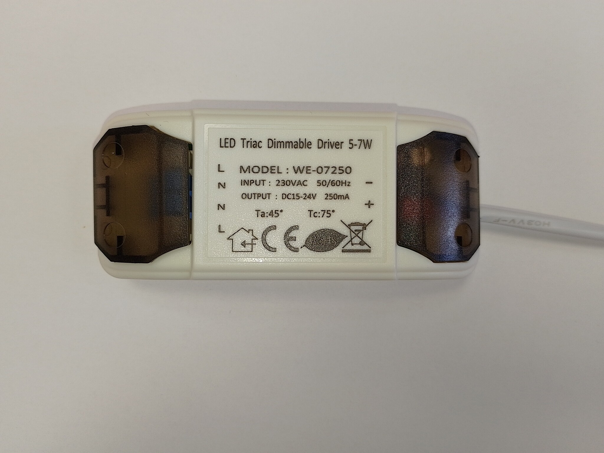 Inbouw LED Spot 5w Flat, 420 Lumen, Dim To Warm, Kantelbaar, IP44, Dimbaar, CRI90, Koper Armatuur, Gatmaat 72mm, 2 Jaar Garantie, foto 3 van 4
