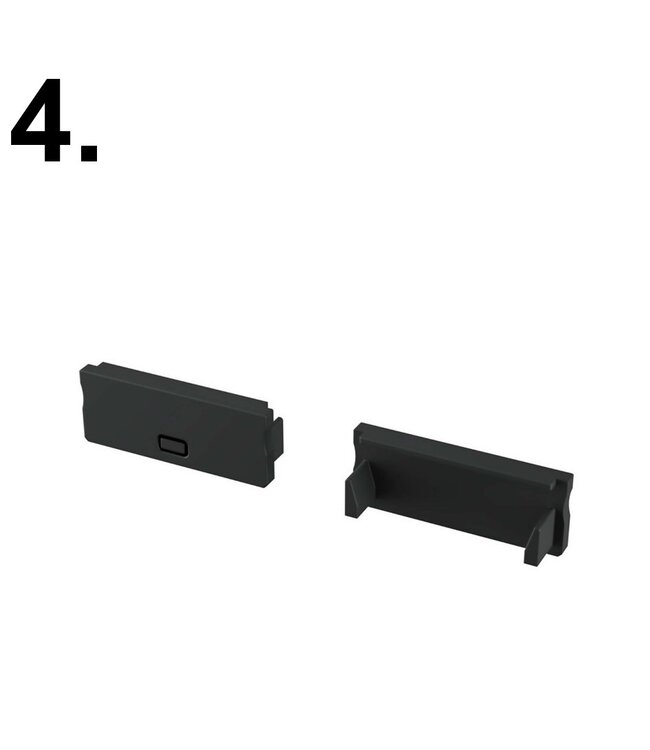 Accessoires t.b.v. Standaard Led Strip Profiel DUAL