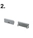 Accessoires t.b.v. Standaard Led Strip Profiel DUAL