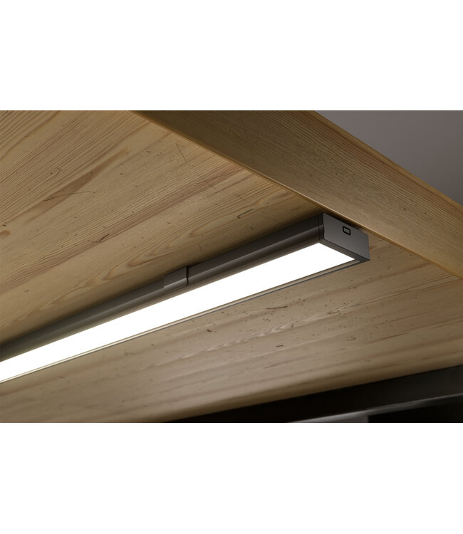 Aluminium Led Strip Profiel  DUAL | WIT | Tot 20mm Led Strip |  27,4x10,5mm | Tot 2 Meter leverbaar