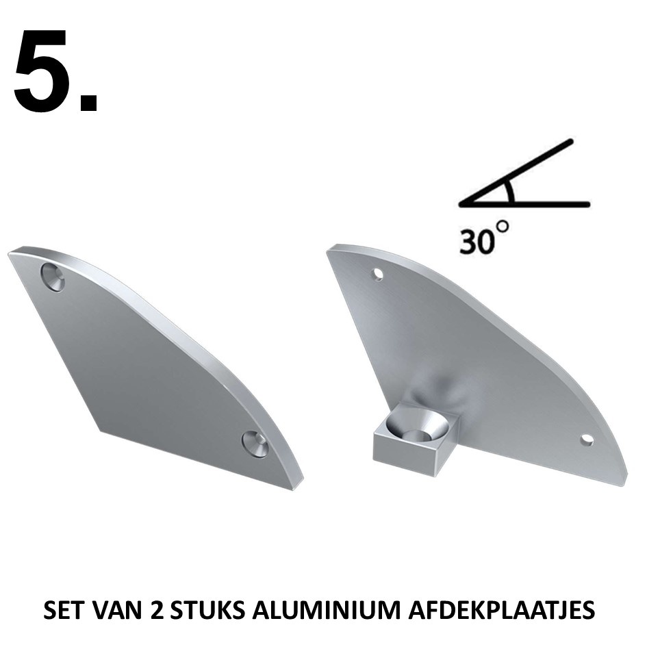 Accessoires t.b.v. Led Strip Profiel RETO, foto 6 van 6