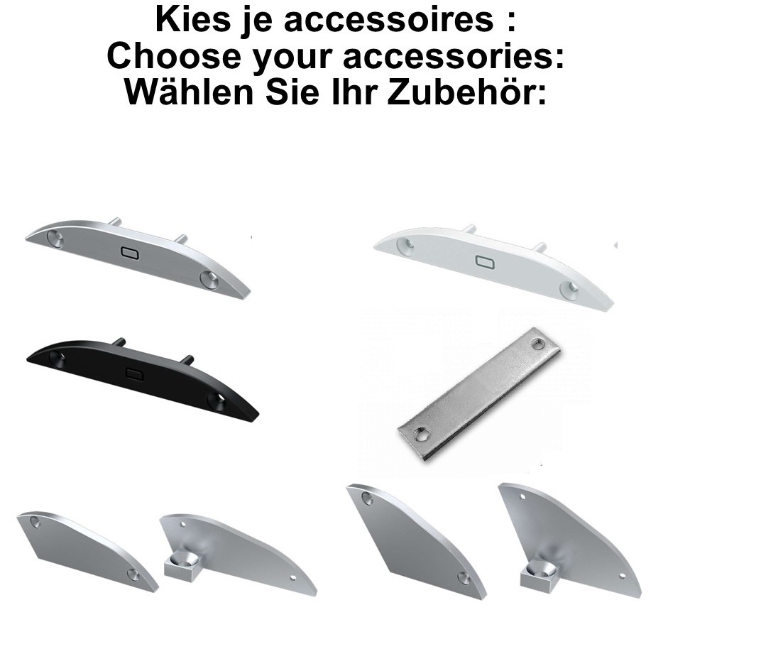 Accessoires t.b.v. Led Strip Profiel RETO, foto 2 van 6