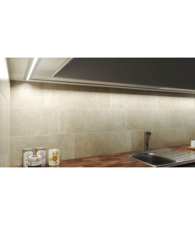 Aluminium Led Strip Profiel  RETO | Wit |  54,9x8mm | Tot 2 Meter leverbaar - Voor onderbouw keuken of kast