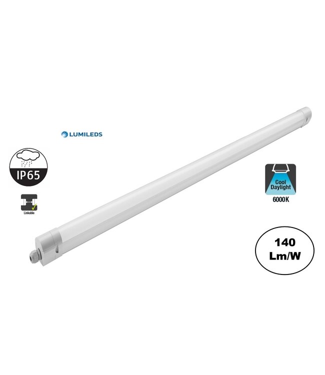 PH Led Tri Proof 150cm, 50w, 7200 Lumen, Philips LED Driver,  LumiLEDS, IP65, 3 jaar garantie